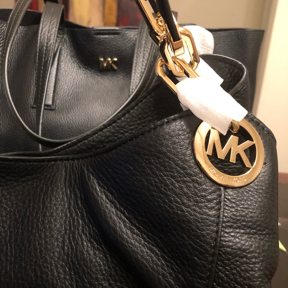 Won bags from Mother/Daughter Look-alike Contest